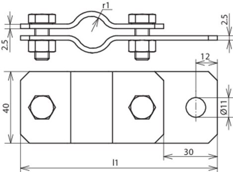 410319 ST 21,3 uzemňovací, nerez, rozsah Rd 7-10/Fl 40 2