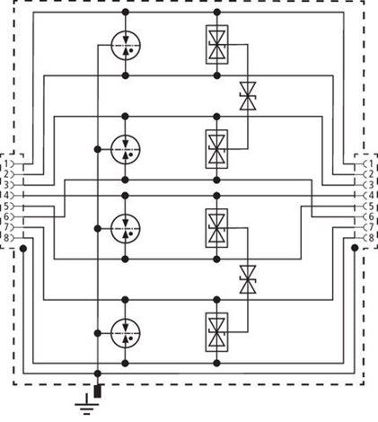 DPA CLE IP66 univerzální přepěťová ochrana pro sítě GBit Ethernet 2