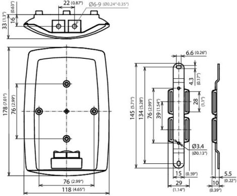 DPA CLE IP66 univerzální přepěťová ochrana pro sítě GBit Ethernet 3