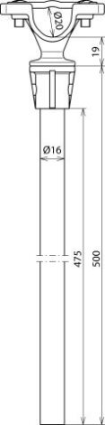 106852 izolační tyč s držákem vedení HVI® light 2
