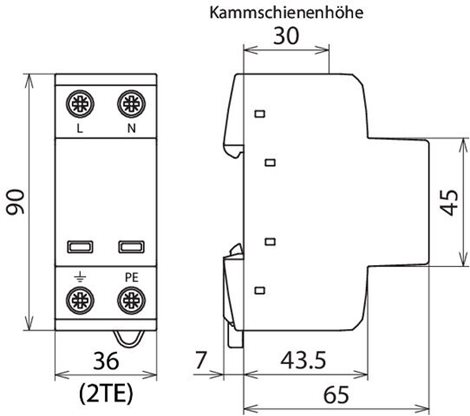 941200 DSH TN 255 Základní kombinovaný svodič přepětí DEHNshield 3