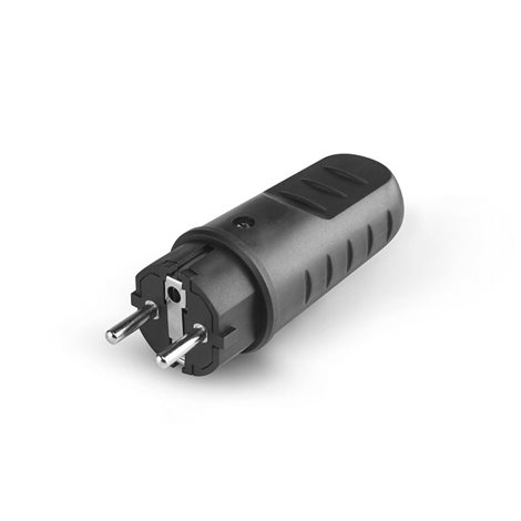 110.3100 Vidlice pogumovaná - 2P+E, 16A, 200-250 V, 50/60 Hz, IP20/IP44