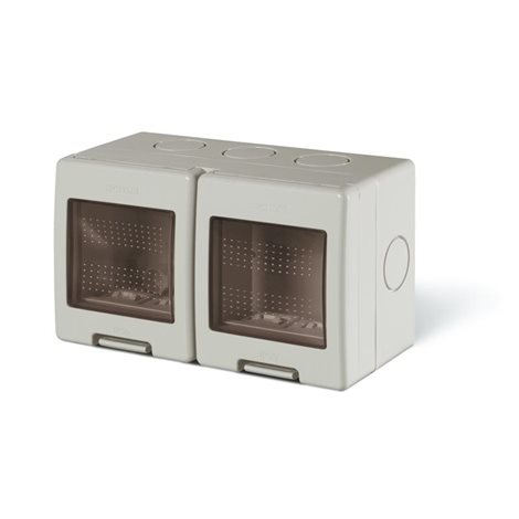 136.5124 UNIBOX prázdný box montáž na omítku IP55 - 2+2 moduly