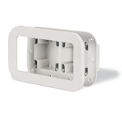 137.122 PROTECTA IP66 - pod omítková  instalační krabice dvojitá