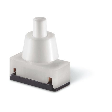 195.115B Tlačítkový vypínač T125°C (max.1 mm2) - M10x1 h8 mm, 2(1)A/250V