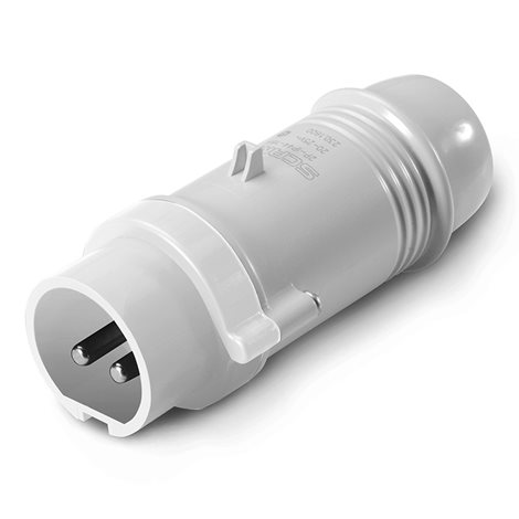 230.1601 Vidlice IEC309 do 50V - 2P, 16A, 40-50 V, 50/60 Hz, IP44