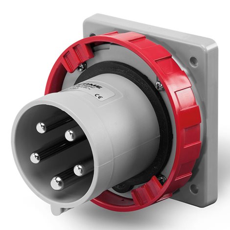 248.6397 Přívodka vestavná OPTIMA, rovná - 3P+N+E, 63A, 6h/380-415 V, 50/60 Hz, IP67