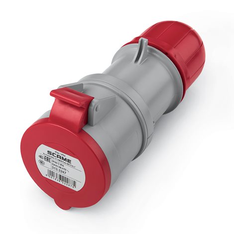 313.3247F Zásuvka (spojka) kabelová OPTIMA bezšroubová - 3P+N+E, 32A, 6h/380-415 V, 50/60  1