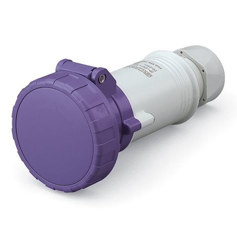 335.1605 Zásuvka (spojka) kabelová IEC309 do 50V - 2P, 16A, 20-25 V, 50/60 Hz, IP67 1