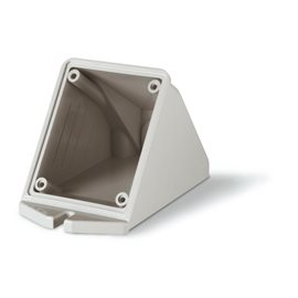 570.0116 Prázdný nástěnný box šikmý pro zásuvky 16A IP44/IP67