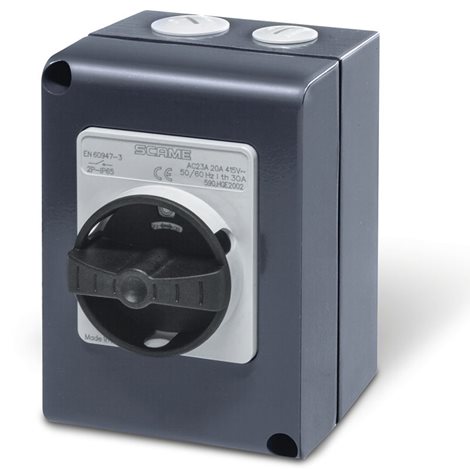 590.HGE3205 Průmyslový spínač ISOLATOR kovový - 32A 4P IP65 standard