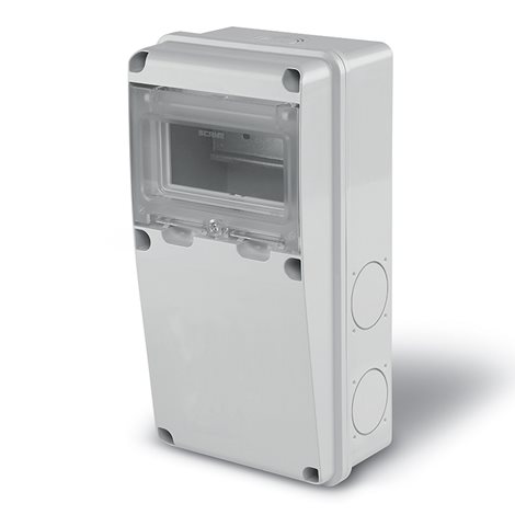 633.1010 Prázdná zásuvková skříň ENERBOX bez otvorů - 6DIN