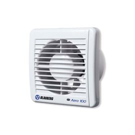 Aero 125 axiální ventilátor, kul. ložiska, zpětná klapka, průměr 125