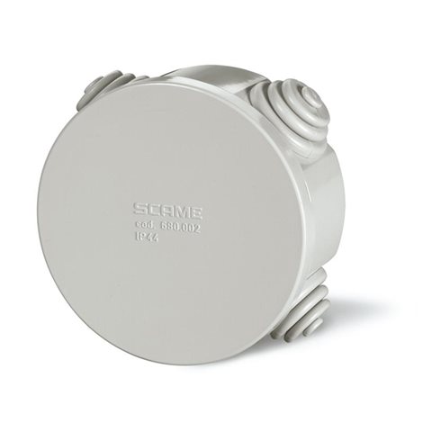 680.002 Rozbočovací krabice SCABOX IP44 - vnitřní rozměr pr. 80x40mm