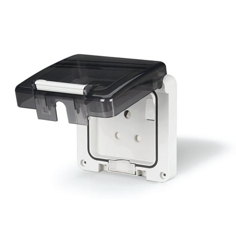 137.4411 PROTECTA IP66 - zásuvka jednoduchá 16A,250V - pro montáž pod omítku (dodáváno bez krabice)