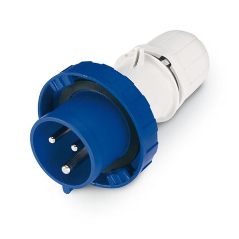 218.1633 Vidlice OPTIMA - 2P+E, 16A, 6h/200-250 V, 50/60 Hz, IP67