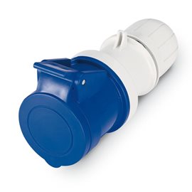 313.1643 Zásuvka (spojka) kabelová OPTIMA - 2P+E, 16A, 6h/200-250 V, 50/60 Hz, IP44/IP54