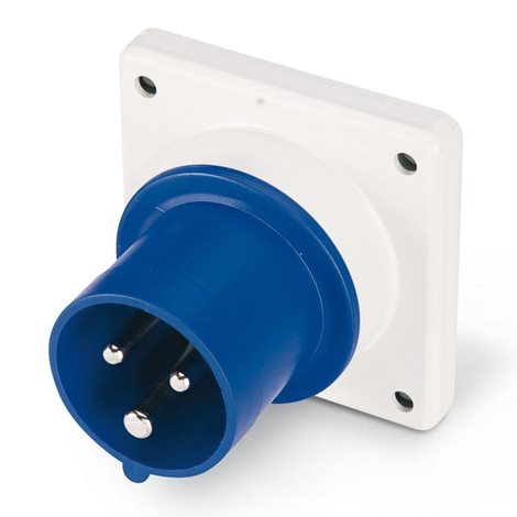 248.1693 Přívodka vestavná OPTIMA rovná - 2P+E, 16A, 6h/200-250 V, 50/60 Hz, IP67
