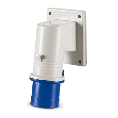 242.1693 Přívodka úhlová 90° OPTIMA - 2P+E, 16A, 6h/200-250 V, 50/60 Hz, IP44/IP54 2