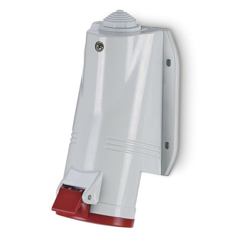 513.3257 Zásuvka nástěnná OPTIMA, šikmý box - 3P+N+E, 32A, 6h/380-415 V, 50/60 Hz, IP44/IP54