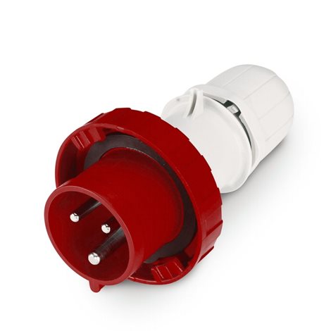 218.6333 Vidlice OPTIMA - 2P+E, 63A, 6h/200-250 V, 50/60 Hz, IP67
