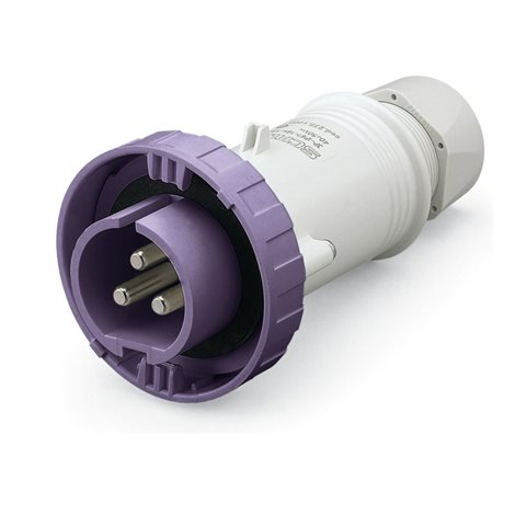 235.3204 Vidlice IEC309 do 50V - 3P, 32A, 20-25 V, 50/60 Hz, IP67
