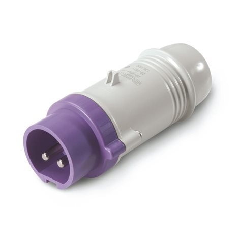 230.1604 Vidlice IEC309 do 50V - 3P, 16A, 20-25 V, 50/60 Hz, IP44