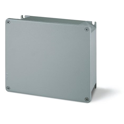 653.02 Hliníková rozbočovací krabice ALUBOX s krytím IP66 - 166x142x65mm