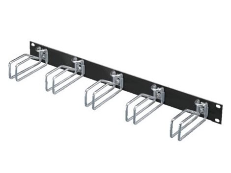 7257105 Ranž. panel 19'' s oky 125x85mm, 2U, 1ks - třmeny: pozinkované