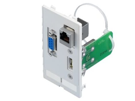2482570 Vložka rozhraní USB typ A, RJ45 BU/BU