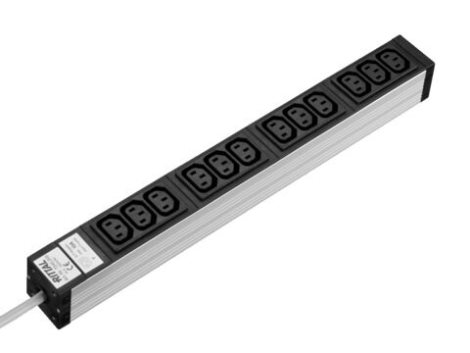 7240200 Lišta 12 zásuvek IEC320
