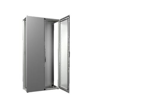 8004000 VX Rozváděč 1000x2000x400 s MP, RAL7035 dvojité dveře