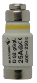 pojistka D02 25A gG 400V AC E18