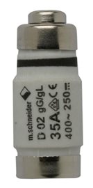 pojistka D02 35A gG 400V AC E18