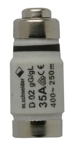 pojistka D02 35A gG 400V AC E18