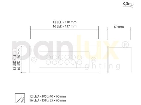 ID-A04/S INDEX 12 LED studeně bílá (bez mřížky) 4