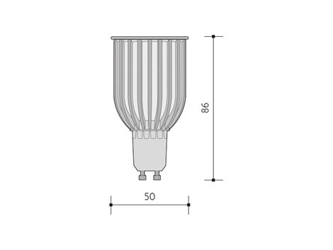 PN65108003 COB LED 7W teplá 3