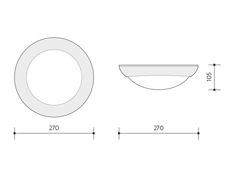 PN32100001 Jupiter 270 S LED 3000K 2