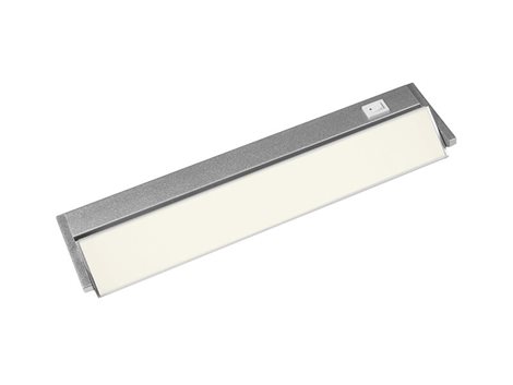 PN11100007 podlinkové svít.VERSA LED 5W, 375lm, 3000K, s vypínačem, stříbrná, 34,5cm