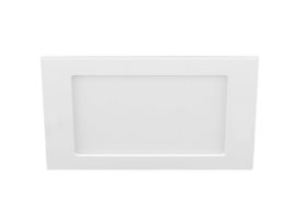 PN22400008 LED DOWNLIGHT vestavné svít.hranaté 24W,2160lm,3000-6000K,IP44,bílá,22x 22cm