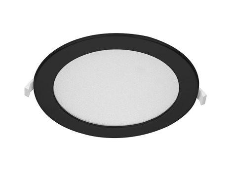 PN22400010 LED DOWNLIGHT vestavné svít.kulaté 12W,1080lm,3000-6000K,IP44,černá,17cm 3