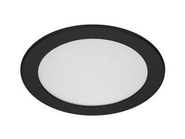 PN22400010 LED DOWNLIGHT vestavné svít.kulaté 12W,1080lm,3000-6000K,IP44,černá,17cm