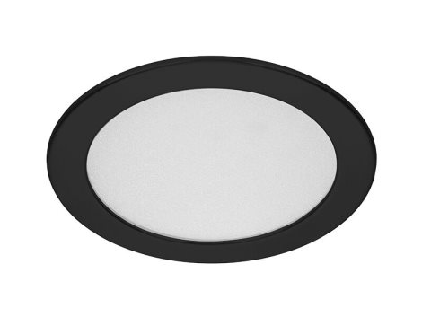 PN22400010 LED DOWNLIGHT vestavné svít.kulaté 12W,1080lm,3000-6000K,IP44,černá,17cm 1