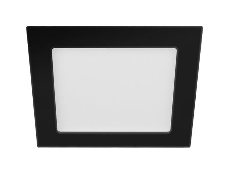 PN22400013 LED DOWNLIGHT vestavné svít.hranaté 6W,540lm,3000-6000K,IP44,černá,11,5x 11,5cm 1