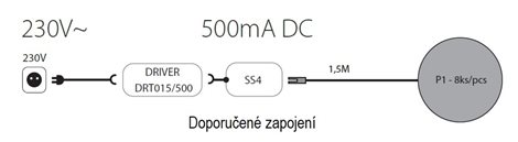 P1/NBT SET PICCO SET stříbrný, teplá bílá 6