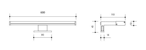 PN12300003 ARVEN koupelnové svít. LED 12W, 1080lm, 4000K, IP44, 60cm, chrom 8