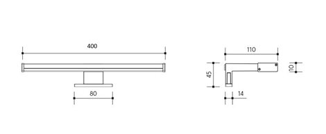 PN12300002 ARVEN koupelnové svít. LED 8W, 720lm, 4000K, IP44, 40cm, chrom 8