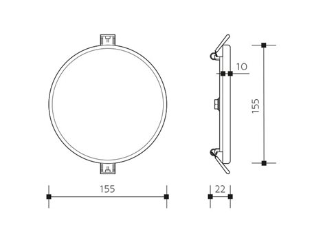 PN14300015 LED DOWNLIGHT ROUND IP66 12W 4000K + DIM 4