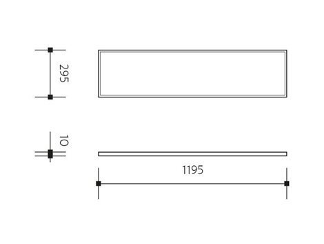 PN22300013 LED panel THIN 1200x300 40W 4000K vestavný 4