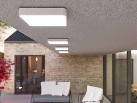 PN31400009 VERONA SQUARE bílá stropní svít. LED max.23,5W, max.2350lm, 3000-6000K, IP54, hranaté 2